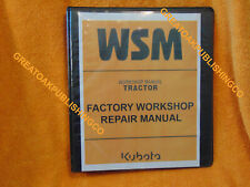 Kubota  M126gx M128gx-fs M135gx-fs tractor shop Service Manual & binder picture