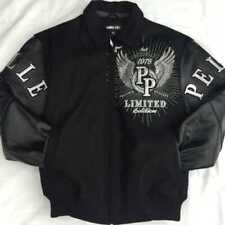 Pelle Pelle Limited Edition 1978 Black Wool & Leather Varsity Jacket picture