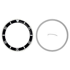 BEZEL COMPLETE FOR ROLEX SUBMARINER + TENSION + INSERT 16800 16808 16610 BLACK picture