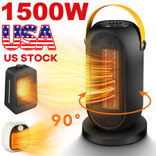 1500W Portable Electric Ceramic Space Heater Fan Room Adjustable Thermostat USA picture