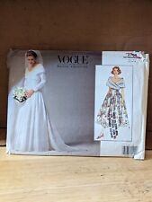 Vogue bridal pattern 2768 size 12,14,16 vintage Advanced Wedding Dress  Uncut picture