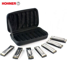 Hohner Bluesband Harmonica Set of 7 Harp Keys with Case Blues Band 1501/7 picture
