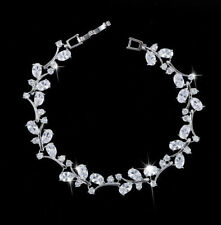 Stunning Bracelet Anniversary Gift For Wife 925 Silver 11.76CT Oval Cut CZ Stone picture