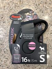 Flexi New Classic Retractable Cord Dog Leash Duo For 2 Small Dogs 16-Foot Black picture