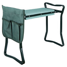 Foldable Garden Kneeler Kneeling Bench Stool Soft Cushion Seat Pad & Tool Pouch picture