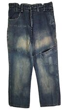 Vtg Vintage Don Mens Jeans 38 (36x33) 100% Cotton Faded Unique Pockets Carpenter picture