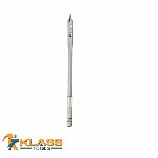 1/4 in.  x 6 in. Long Steel Spade / Paddle Bit for Wood by KlassTools picture