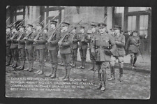 POSTCARD WW1 WWI PHOTOCHROM GENERAL DOUGLAS HAIG CADORNA ITALY FRANCE 1915 1917 picture