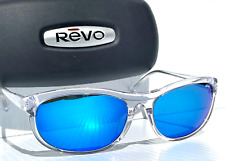 NEW Revo VINTAGE WRAP Shiny Crystal POLARIZED Blue Water Sunglass 1180 09 H2O picture