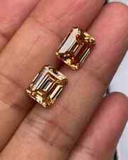 Emerald Cut Yellow color 1.50 ct Diamond Loose VVS1 + free Gift picture