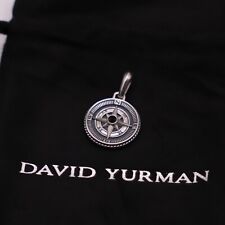 David Yurman Sterling Silver Maritime Compass Pendant with Black Diamond picture