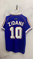 Zidane #10 France 1998 Home Short Sleeve Jersey M picture