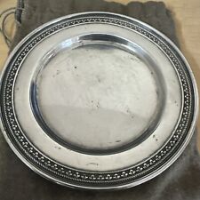 Shreve Treat And Eacret Sterling 6” Sterling Plate Vintage 103 grams With Case picture