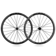ICAN Alpha 35 Disc Pro Carbon Road Bike Wheelset 700C 1499g Ceramic Bearings picture