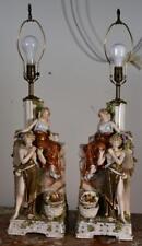 1950s Kalk German pair of Porcelain Figural table lamps picture
