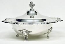Marvelous Vintage Baroque Rococo Style Set of Footed Casserole Dish With Cover picture