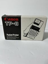 Vintage Canon TP-8 Pocket Printer & Calculator with Original Box, Manual & Case picture