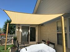 Ifenceview Beige 10'x10'-10'x48' Rectangle Sun Shade Sail Patio Canopy Awning picture