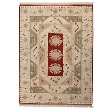 VINTAGE TRADITIONAL AREA RUG HAND-KNOTTED WOOL CARPET LIVING ROOM 16191 picture