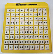 Vintage Lakeshore Math Multiplication Machine In Good Condition Complete Push Up picture