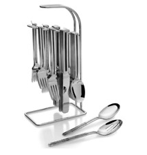 St. James The Rack 42pc 18/10 Stainless Steel Hanging Flatware Set +Rack G100413 picture