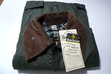 BARBOUR- A200 BORDER WAX COTTON JACKET-  NOS & TAG- MADE @UK- 40-ONE CREST--RARE picture