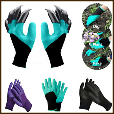 Gardening Gloves Mens Womens Work Gloves With Claws For Digging Planting Seeding picture