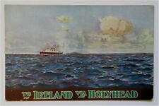 Ireland Royal Mail Steamship Routes c. 1920 Vintage Advertising Postcard picture