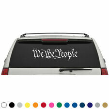 We The People Decal Car Truck Windshield Rear Window 2nd Amendment Vinyl Sticker picture