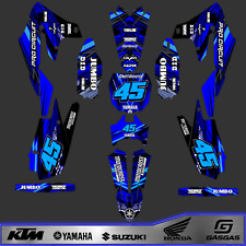 2014 - 2017 YAMAHA YZ450F GRAPHICS KIT YZF450 MOTOCROSS DECALS HIGH QUALITY picture