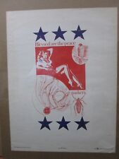Vintage Blessed are the peace keepers 1967 Poster military war Inv#G1419 picture