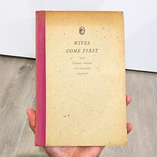 VTG 1933 Wives Come First and Other Poems By Dubois Gladys / Feminist Hardcover picture