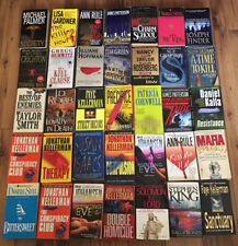 Mix Lot Of 10 Suspense Crime Mystery Thriller Fiction Paperback Books Random picture