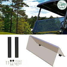For Club Car Precedent 04-21 Golf Cart Fold Down Acryl Windshield - Tinted picture