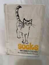 Socks by Beverly Cleary, 1st First Edition, Vintage 1973 HB Dust Jacket Mylar picture