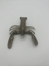 Brass Crawfish/Lobster 8” By 5.5” picture
