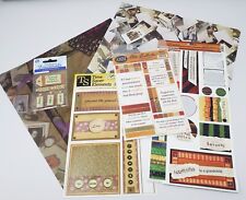 Grandparents Scrapbook Package (2) 12x12 Papers, Dimensional Stickers, & More picture