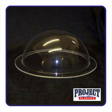 CLEAR PERSPEX ACRYLIC PLASTIC DOME WITH FLANGE HEMISPHERES 50mm-700mm DIAMETERS picture