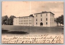 Gymnasium and Girls Quarters Indian School Carlisle Pennsylvania PA Postcard picture