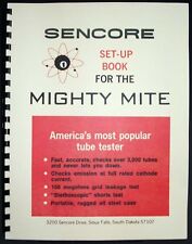Sencore Set-Up Book Tube Data TC114 TC 130 TC136 TC142 TC154 picture