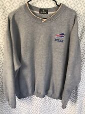Vtg buffalo bills sweatshirt XL Faded Distressed Worn Grey Embroidered 90s Retro picture