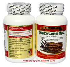 Cordyceps 950 USDA Organic - 90 Capsules (BUY 1 GET 1 + Extra 20 Capsules)  picture