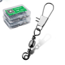 Stainless Steel Rolling Swivel Bal with Interlock Snap Carp Fishing Tackle New picture