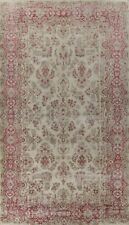 Pre-1900 Ivory Vegetable Dye Kirman Palace Size Handmade Antique Rug 10'x18' picture