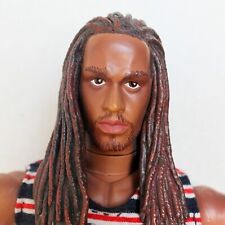 African American Male Doll in Handmade Unique Style Articulated Legs Rare picture