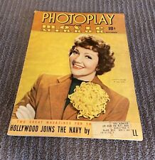 1941 NOVEMBER PHOTO PLAY & MOVIE MIRROR - CLAUDETTE COLBERT FRONT COVER - E 1848 picture