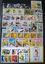 Worldwide Birds Stamp Collection MNH - Each Lot: 15 Full Sets from 15 Countries picture
