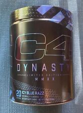 C4 Dynasty Limited Edition MMXX Icy Blue Razz 1.26 Lbs Bottle 06/2024 New Sealed picture