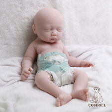 COSDOLL 17 in Newborn baby Reborn Baby Doll Platinum Silicone Baby Doll picture