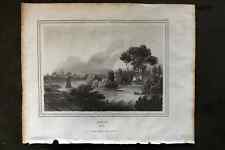 Dugdale 1819 Antique Print. Bray, Berkshire picture